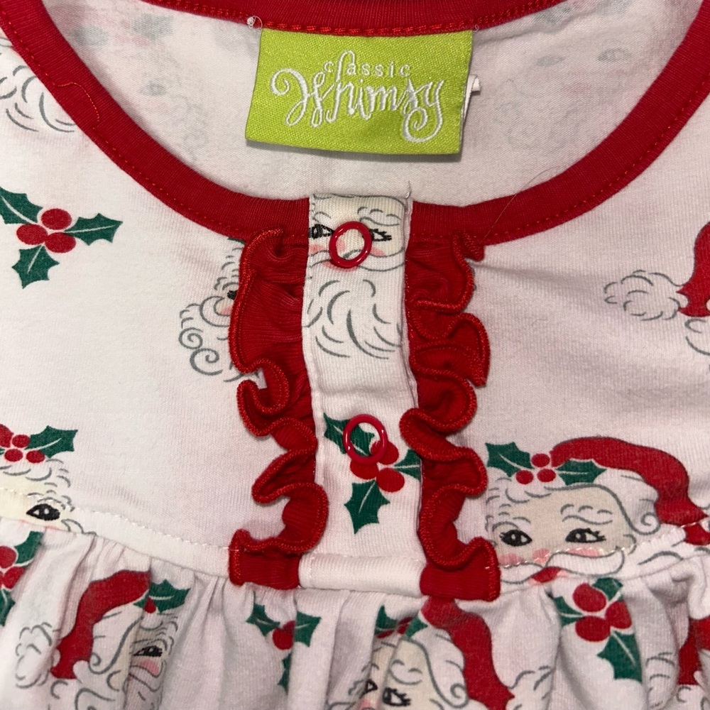 Classic Whimsy sweet Santa gown sz 6 smoke free home - Picture 2 of 5